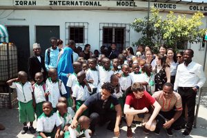 A group of Queen's teacher-candidates visited the Iqrah International Model Kiddies College in Abidjan, Cote D'Ivoire as part of the collaboration with 1 Million Teachers, a startup created by Queen's alumnus Hakeem Subair