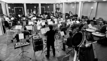Photo of orchestra.